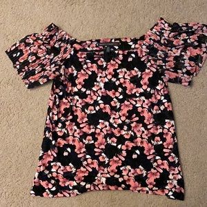 White House Black Market Women’s Patterned  Blouse